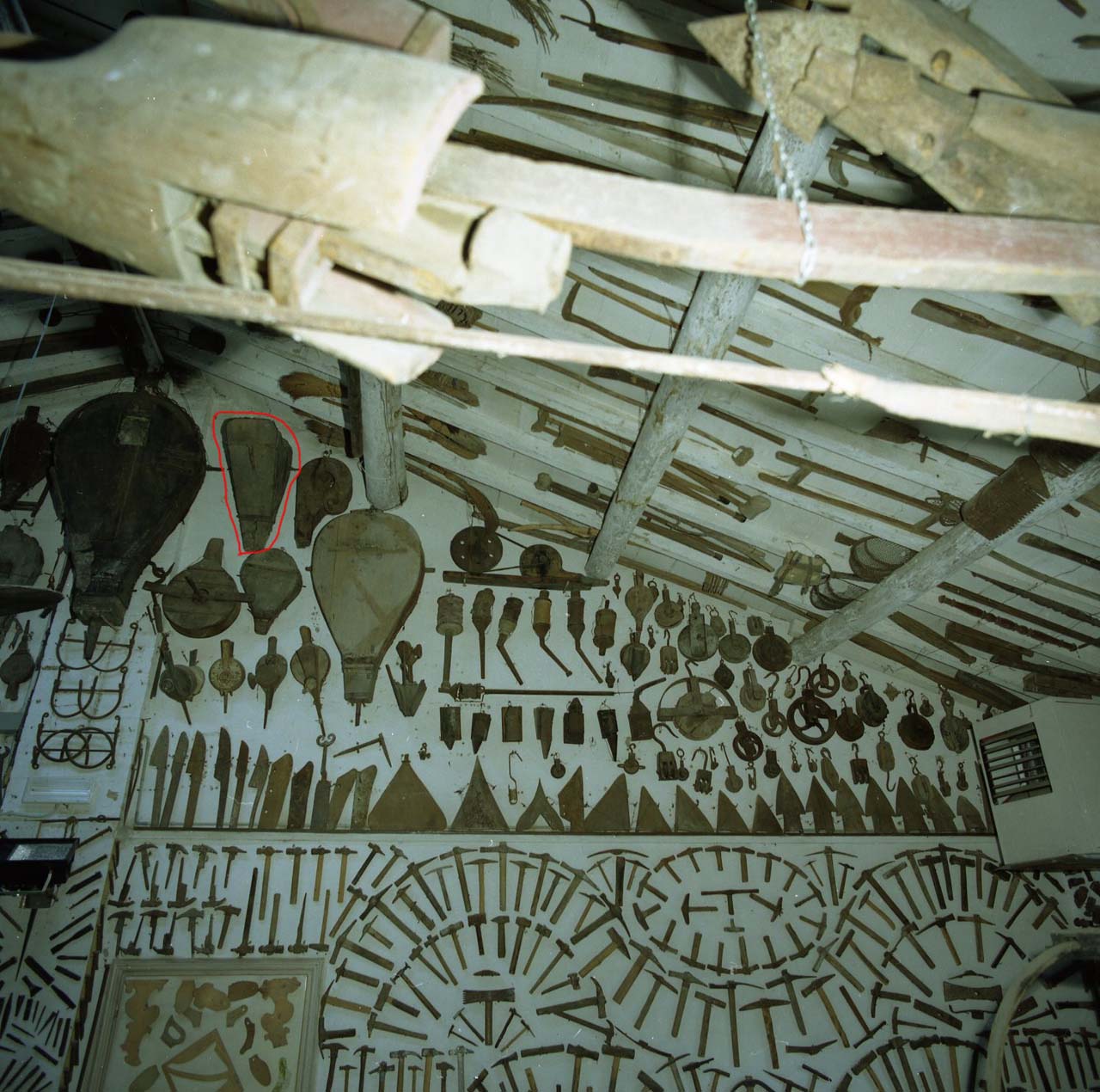 màntoz (mantice da fucina, STRUMENTI E ACCESSORI/ ARTIGIANALI)