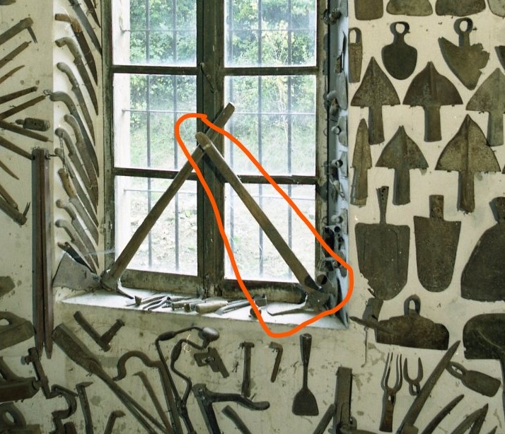 sapètta da algnàm (ascia, STRUMENTI E ACCESSORI/ ARTIGIANALI)