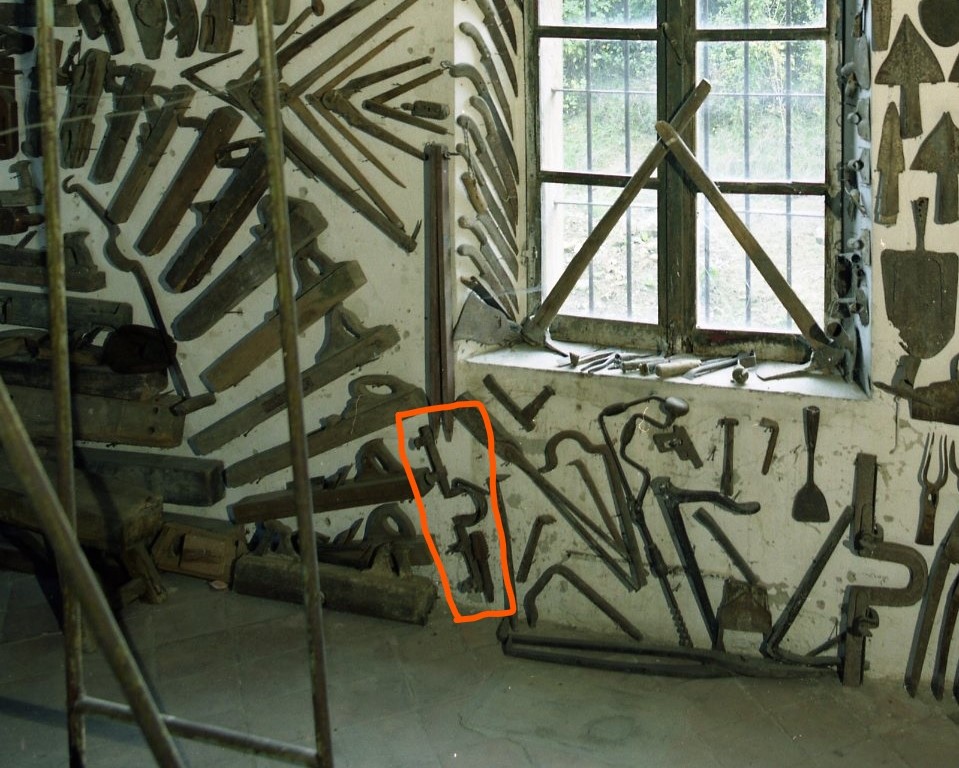 morsètt da sega (morsetto per sega (v), STRUMENTI E ACCESSORI/ ARTIGIANALI)