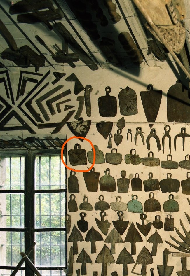 lama di zappa di forma quadrata, STRUMENTI E ACCESSORI/ AGRO-SILVO-PASTORALI