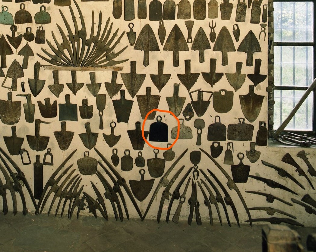 lama di zappa di forma quadrata, STRUMENTI E ACCESSORI/ AGRO-SILVO-PASTORALI