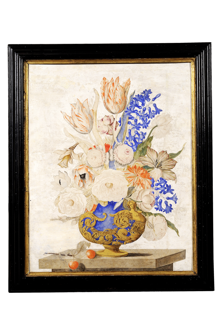 vaso con fiori (dipinto) di Todini Lorenzo (sec. XVII)