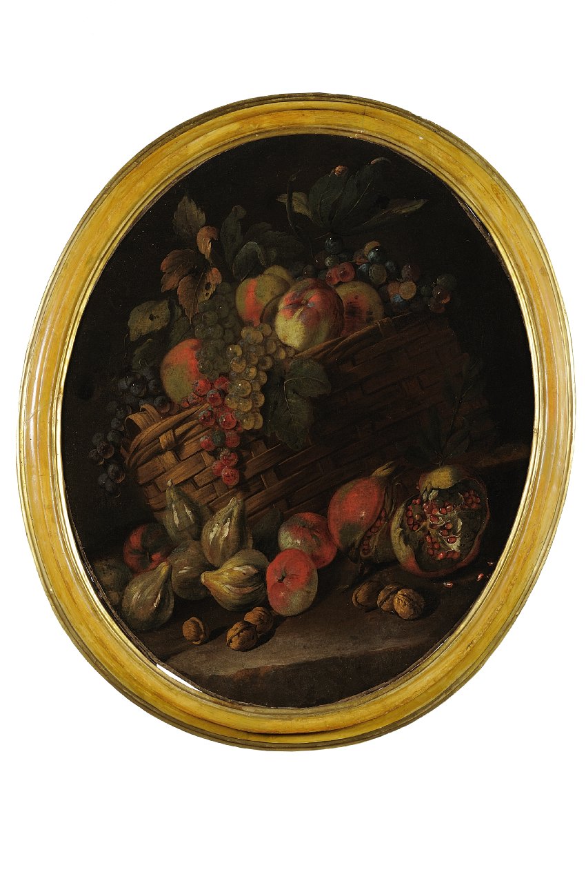 natura morta con frutta (dipinto) di Pseudo Fardella (seconda metà sec. XVII)