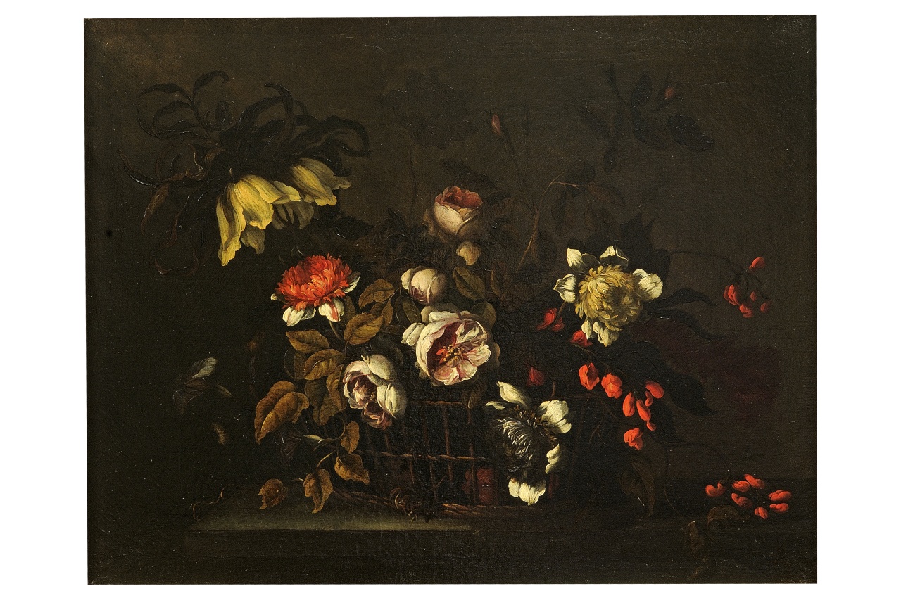 fiori (dipinto) di Ligozzi Bartolomeo (seconda metà sec. XVII)