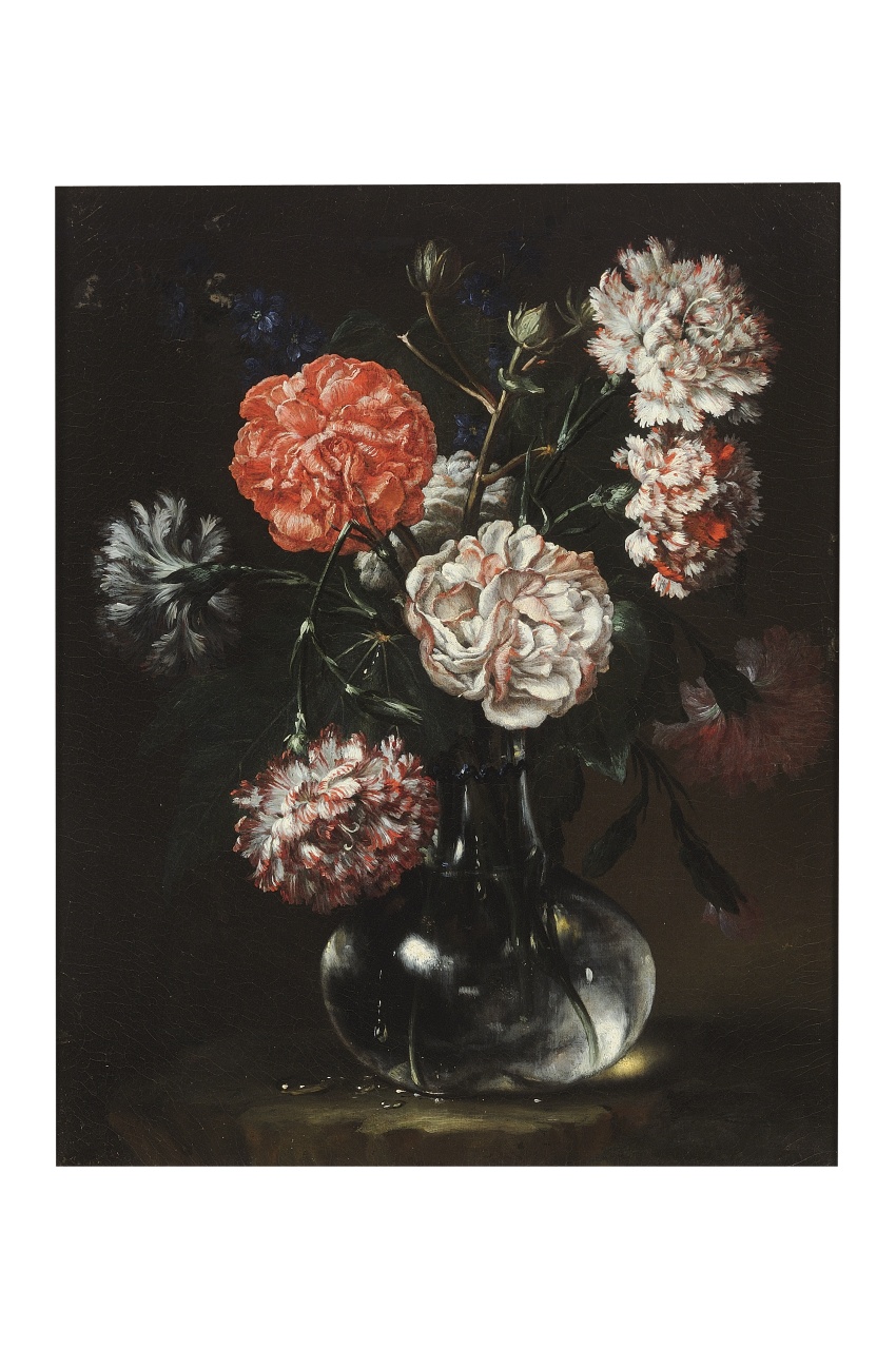 vaso con fiori (dipinto) di Bimbi Bartolomeo (ultimo quarto sec. XVII)