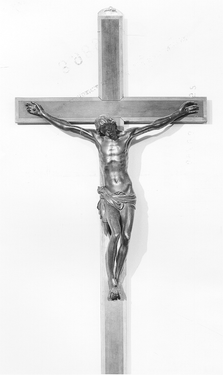 Cristo crocifisso (crocifisso) di Boulogne Jean de detto Giambologna (ultimo quarto, terzo quarto sec. XVI, sec. XIX)