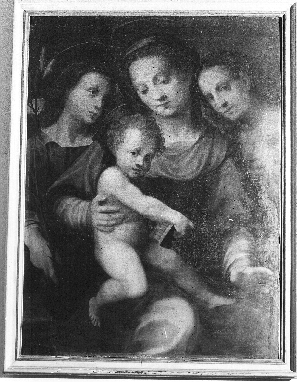 Madonna con Bambino e Santi (dipinto) di Bigordi Ridolfo detto Ridolfo Ghirlandaio (prima metà sec. XVI)