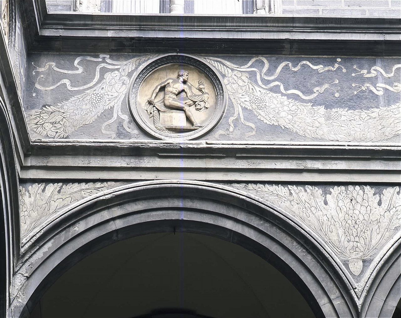 Diomede e il palladio (rilievo) di Bardi Donato detto Donatello (bottega) (sec. XV)