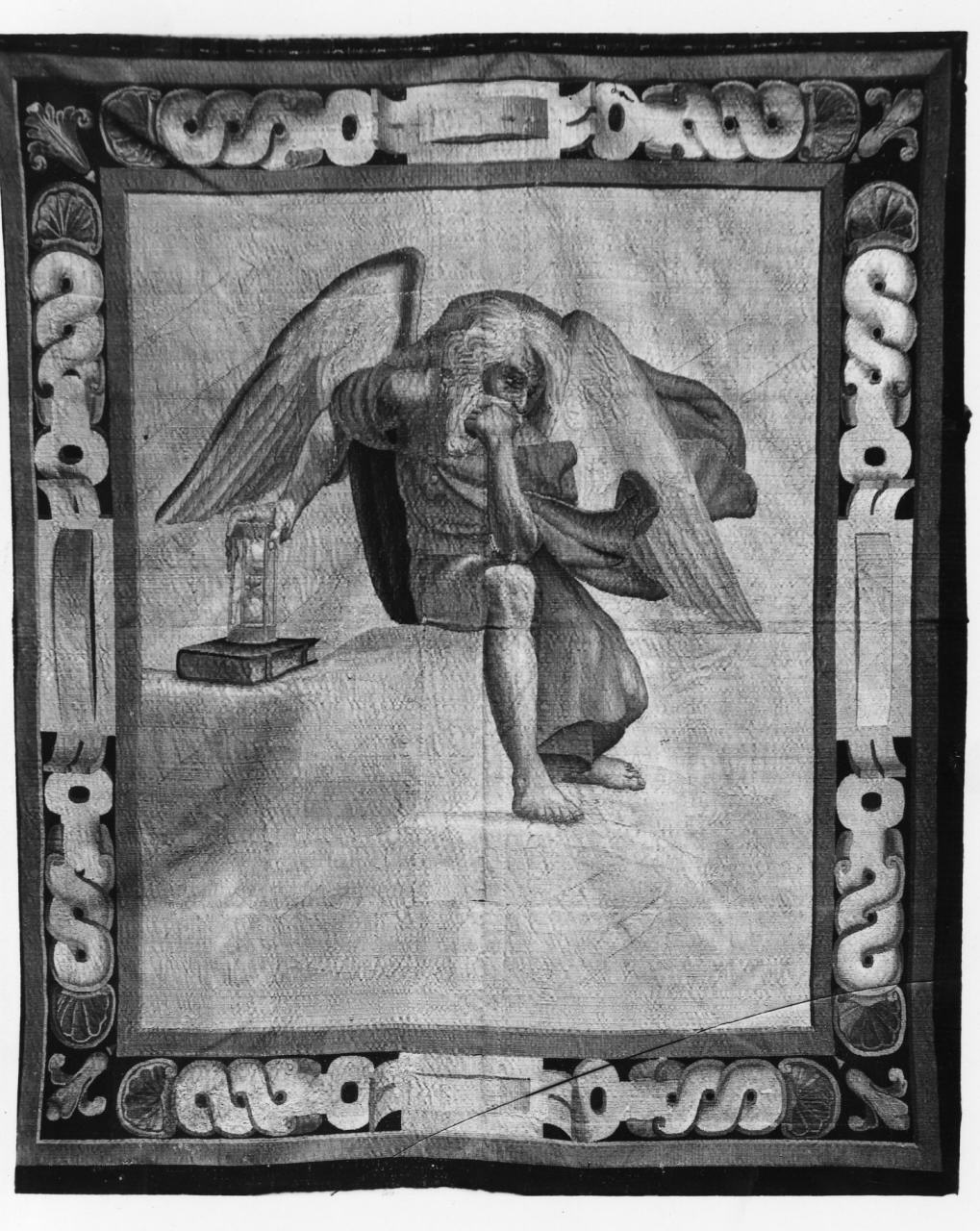 allegoria del Tempo (arazzo) di Fevere Pietro (attribuito) (sec. XVII)