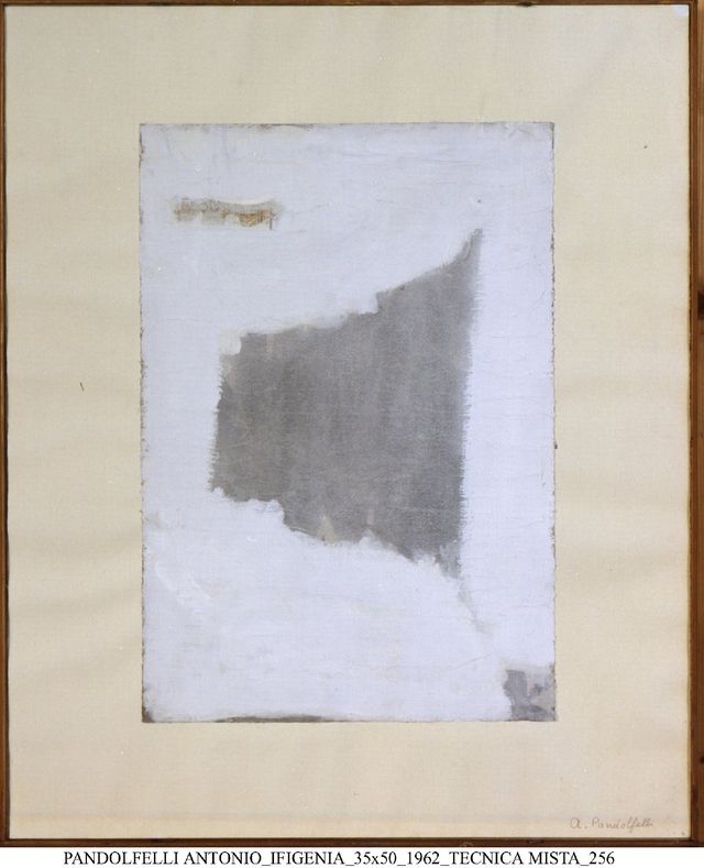 Ifigenia, composizione informale (dipinto, opera isolata) di Pandolfelli Antonio (attribuito) (terzo quarto XX)