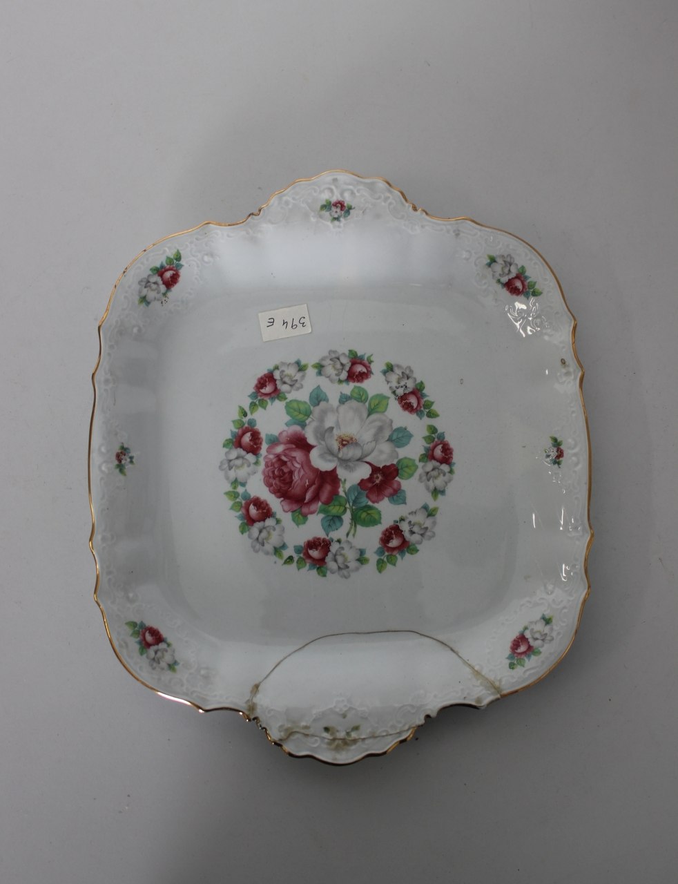 vassoio con manici, opera isolata - ambito friulano (seconda metà sec. XX)