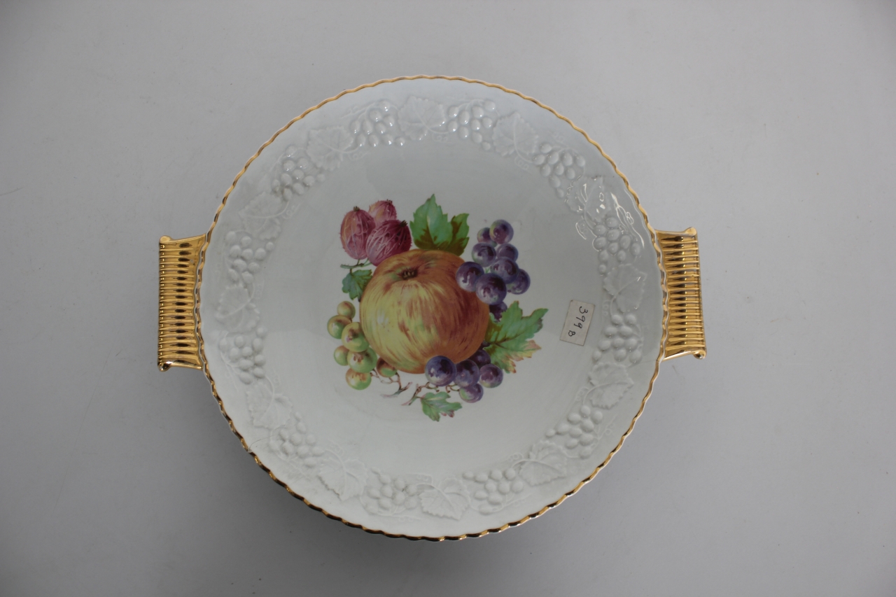 cesto portafrutta, opera isolata - ambito friulano (metà sec. XX)