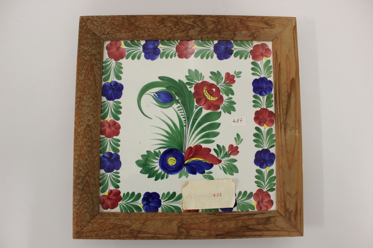 piastrella, opera isolata - ambito friulano (sec. XX)