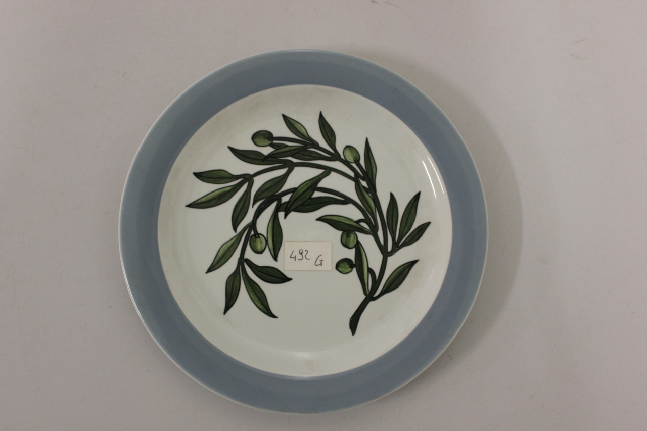 piatto circolare, opera isolata - ambito friulano (metà sec. XX)