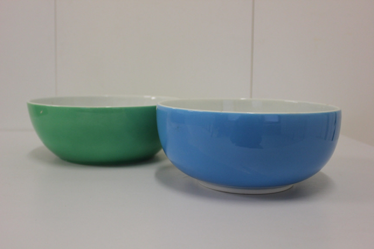 insalatiera, coppia - ambito friulano (metà sec. XX)