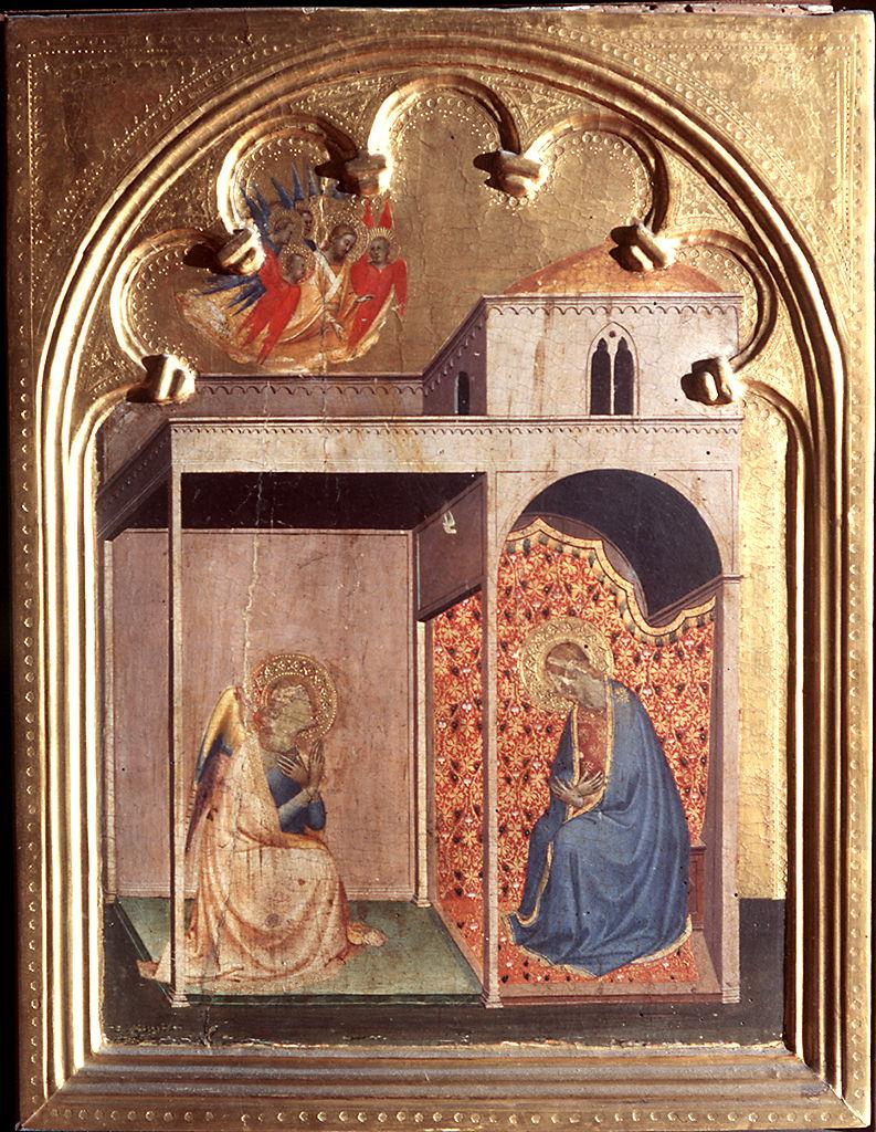 Annunciazione (scomparto di predella) di Daddi Bernardo (sec. XIV)