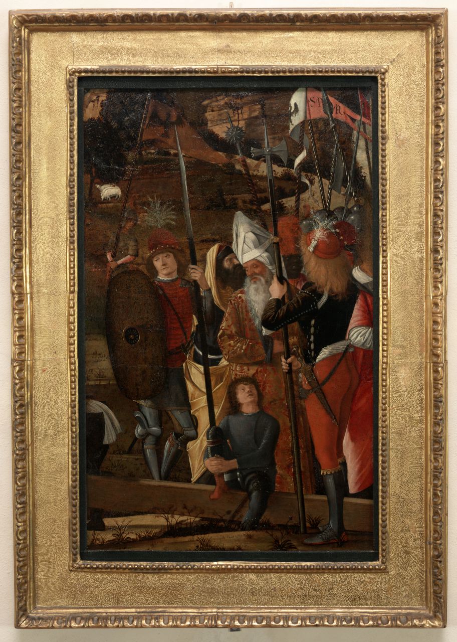 gruppo di armigeri (dipinto) di Carpaccio Vittore (sec. XV)