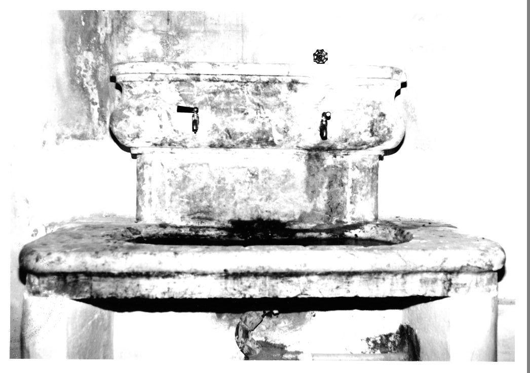 lavabo - ambito dell'Italia centrale (XVIII)