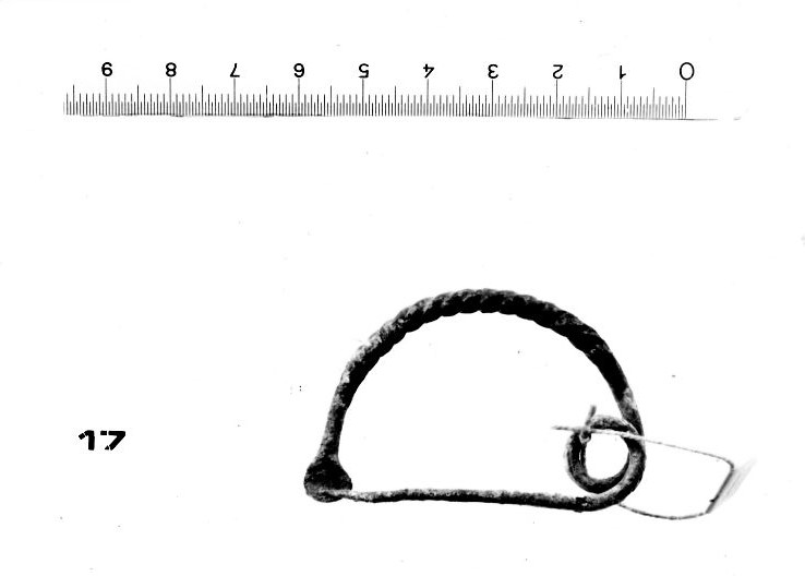 fibula ad arco ritorto - FASE TERNI I-II (inizio Età del ferro I)
