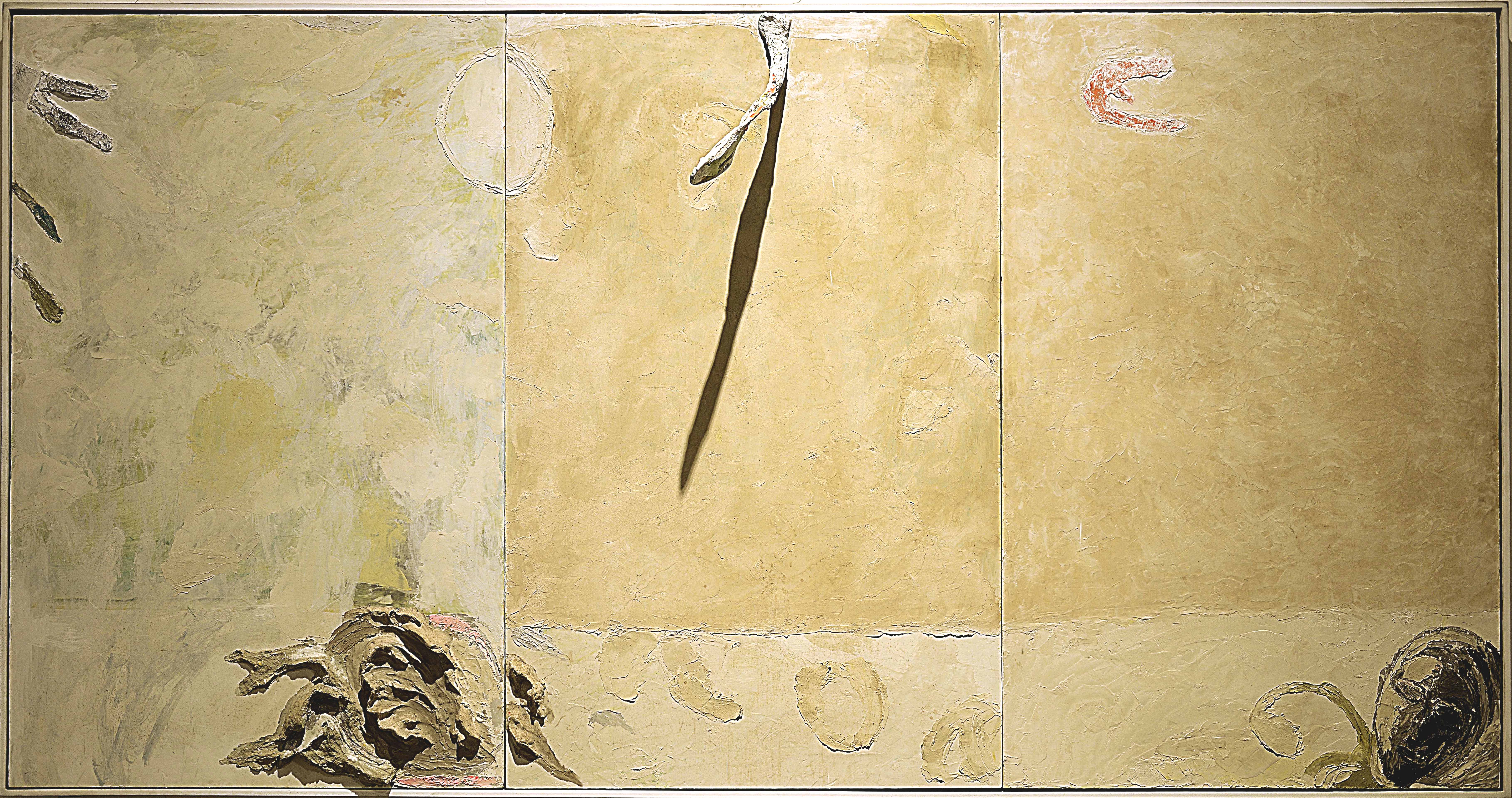 Poeta all'ombra (dipinto) di Paladino, Mimmo (attribuito) (sec. XX)
