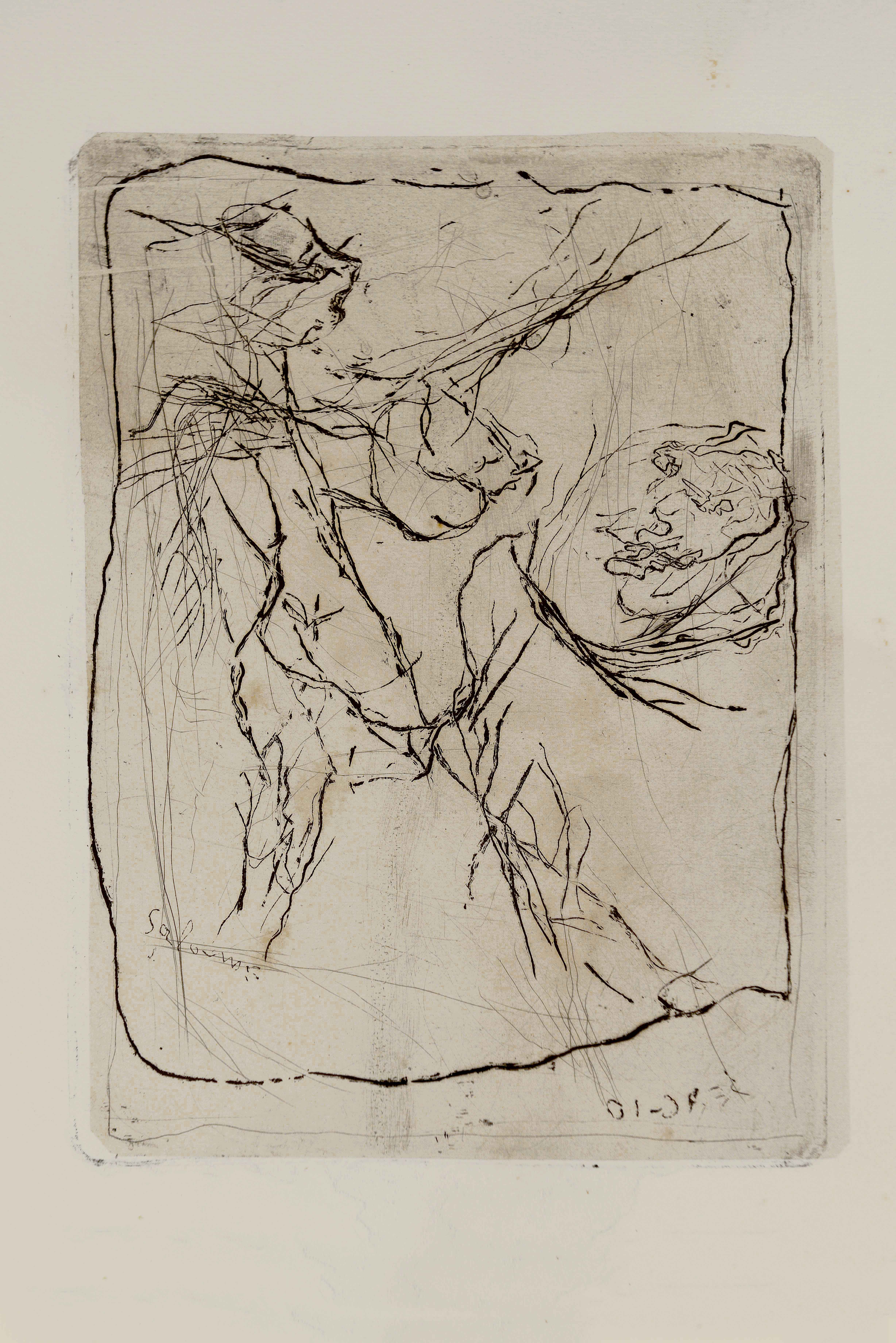 Senza Titolo (Salomè) (incisione) di Mascaro, Sergio (sec. XX)