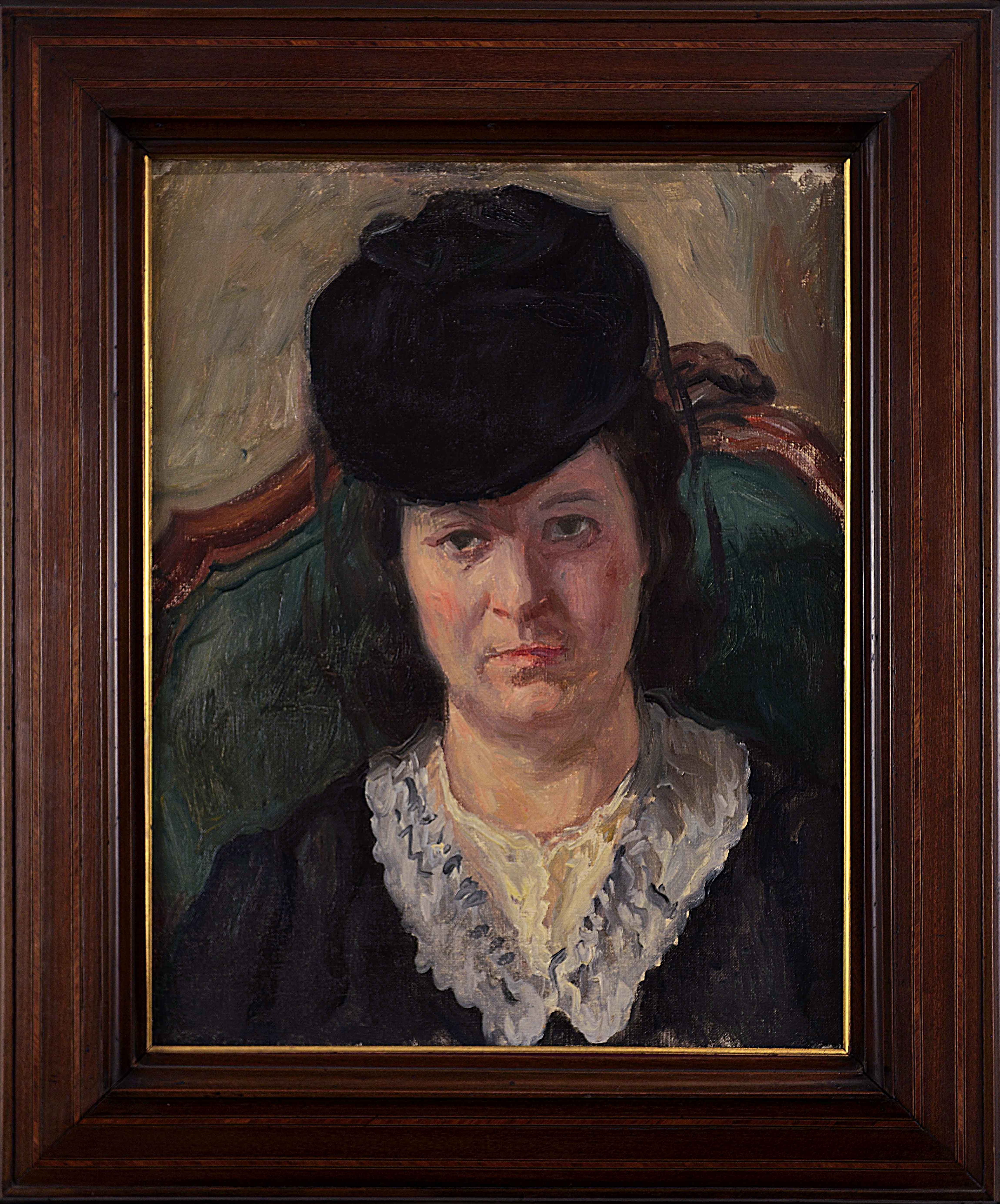 Ritratto della pittrice Maria Pizzolorusso (ritratto) di Notte, Emilio (sec. XX)