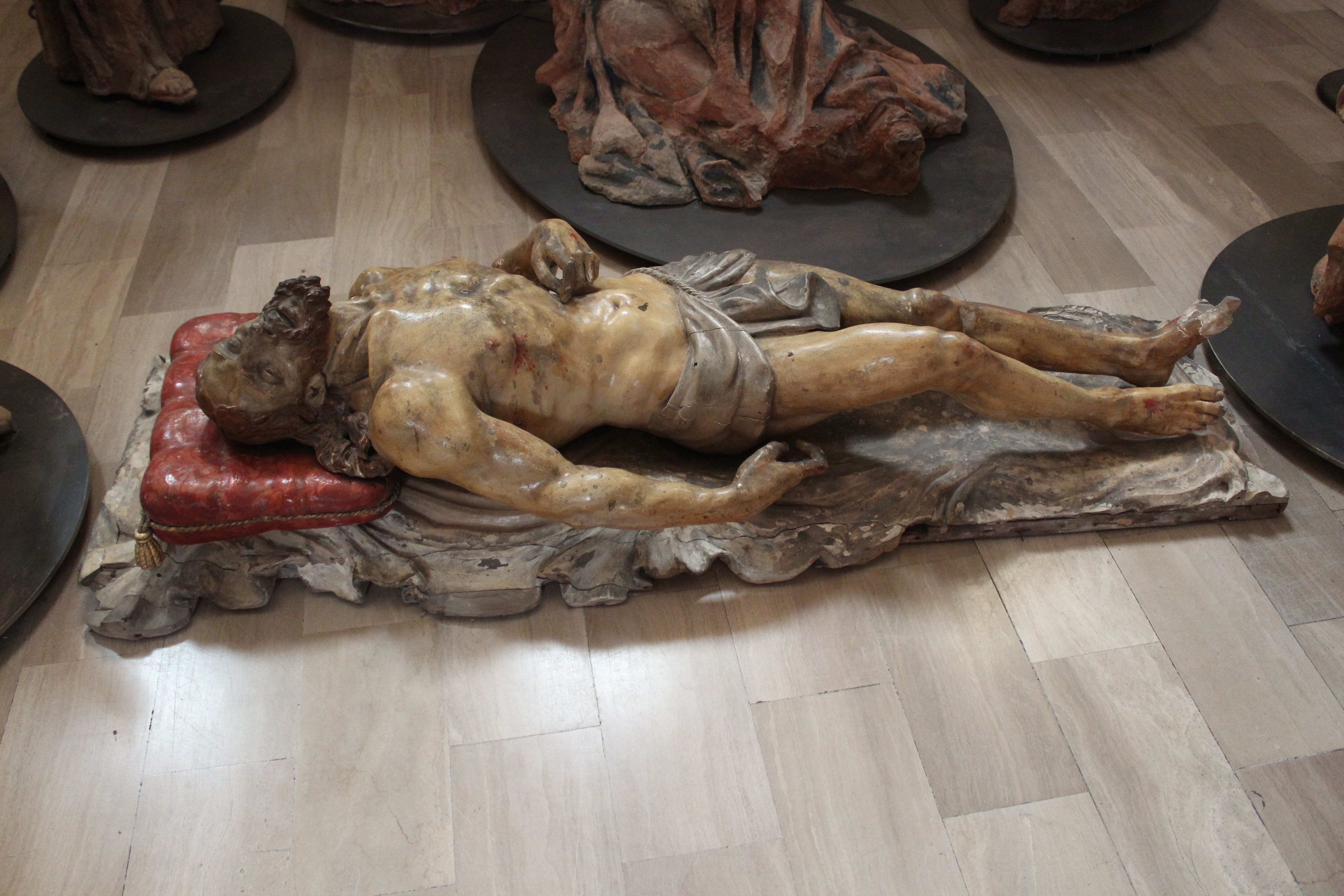 Cristo morto, Cristo morto (statua, elemento d'insieme) - ambito lombardo (XVII)