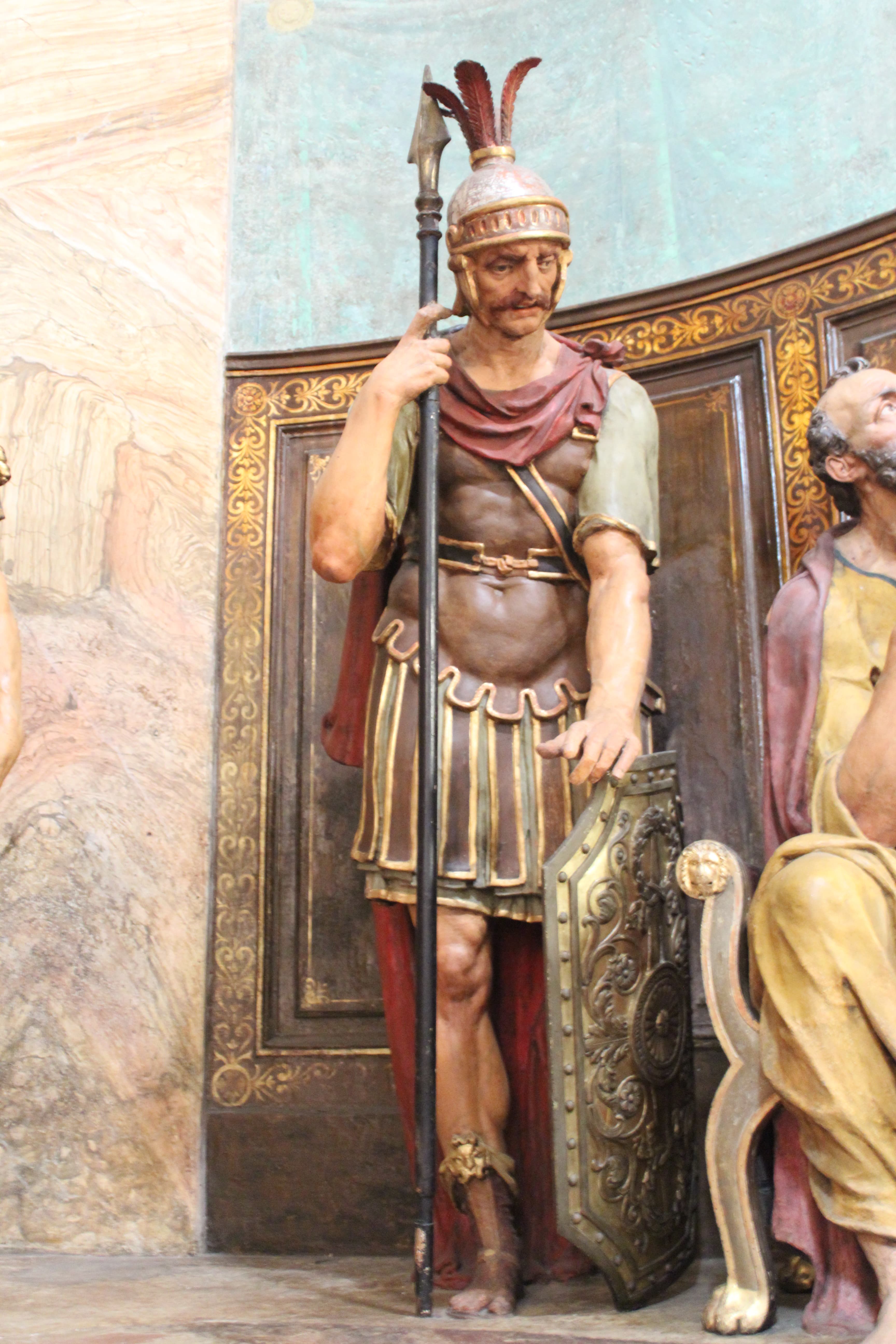 Soldato, soldato (statua, elemento d'insieme) di Tibaldi Pellegrino (attribuito) (primo quarto XVII)