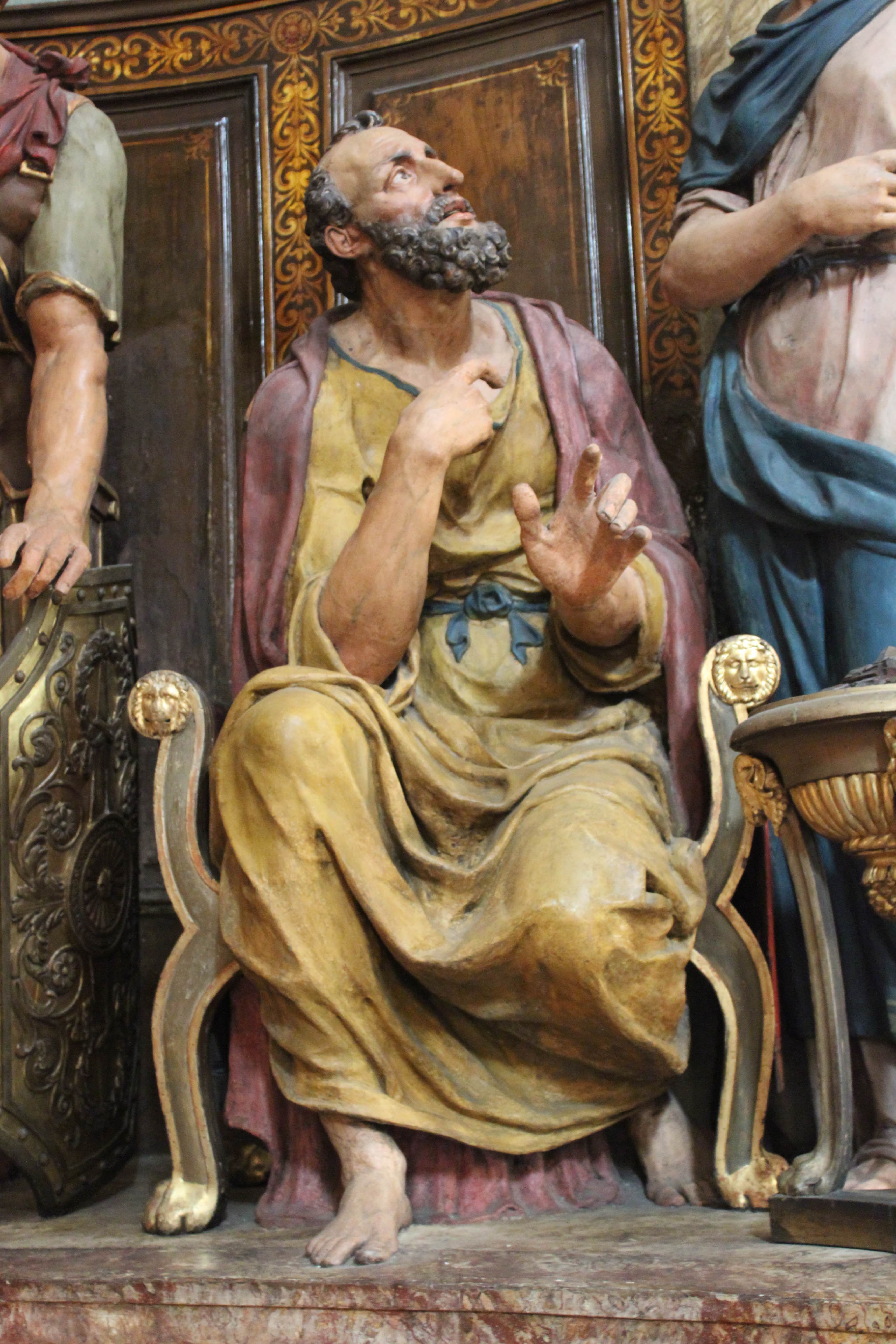 Pietro, Pietro (statua, elemento d'insieme) di Tibaldi Pellegrino (attribuito) (primo quarto XVII)