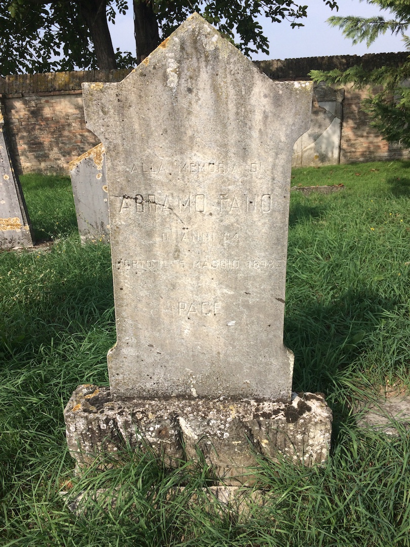 stele funeraria - ambito ebraico (ultimo quarto XX)