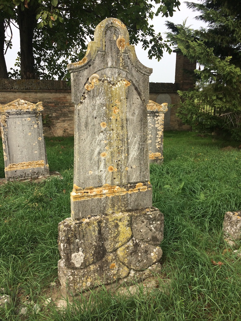 stele funeraria - ambito ebraico (ultimo quarto XX)