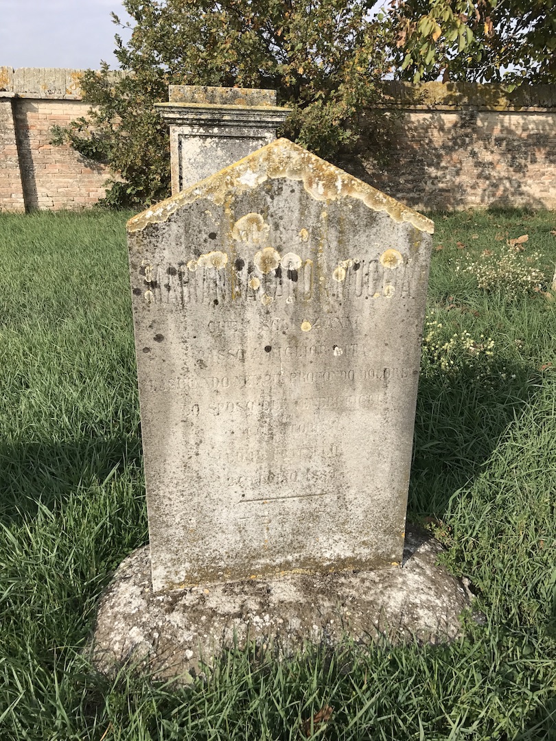 stele funeraria - ambito ebraico (ultimo quarto XIX)