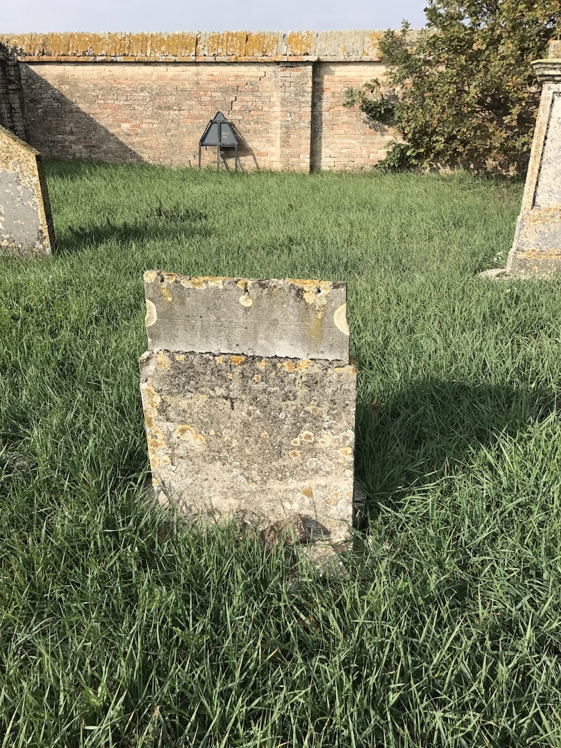 stele funeraria - ambito ebraico (ultimo quarto XIX)