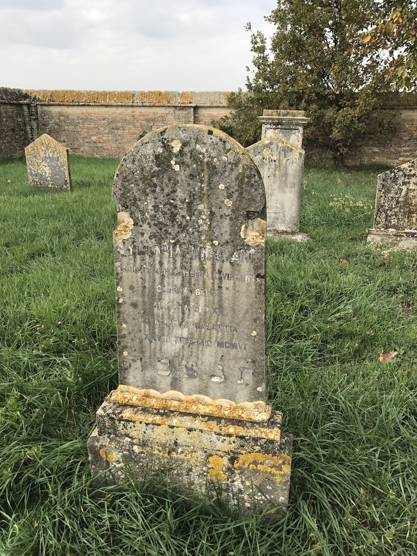 stele funeraria - ambito ebraico (primo quarto XX)