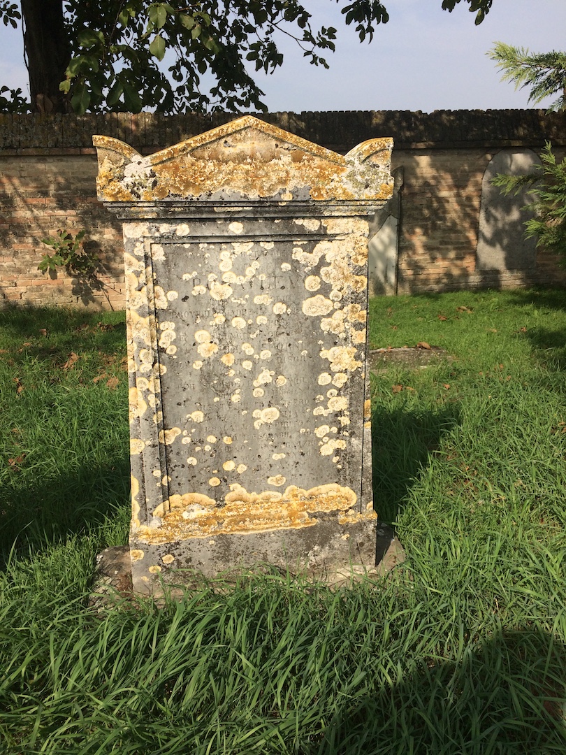 stele funeraria - ambito ebraico (ultimo quarto XIX)
