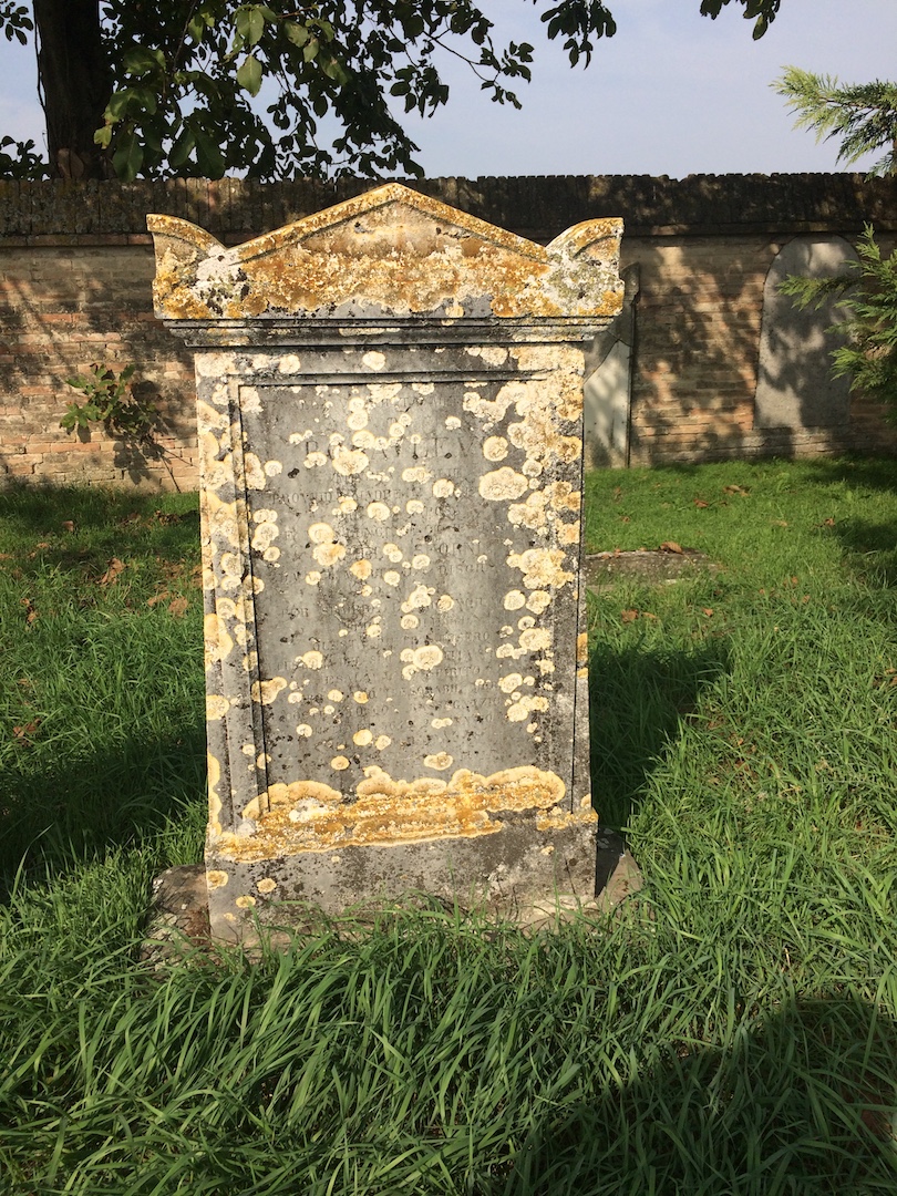 stele funeraria - ambito ebraico (ultimo quarto XIX)