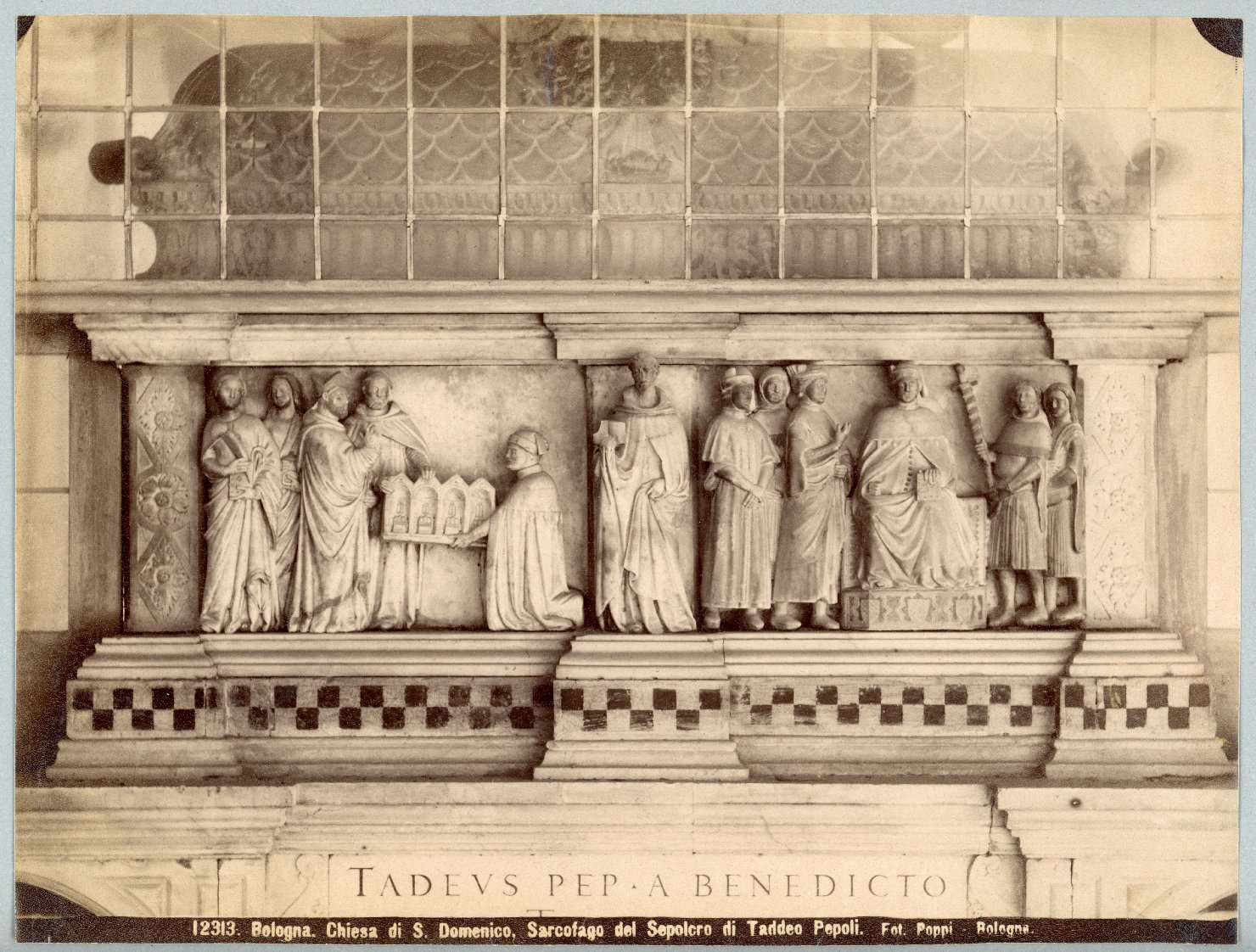 Scultura - Monumenti sepolcrali - Sarcofagi - Rilievi (positivo) di Poppi, Pietro (ditta) (XIX-XX)