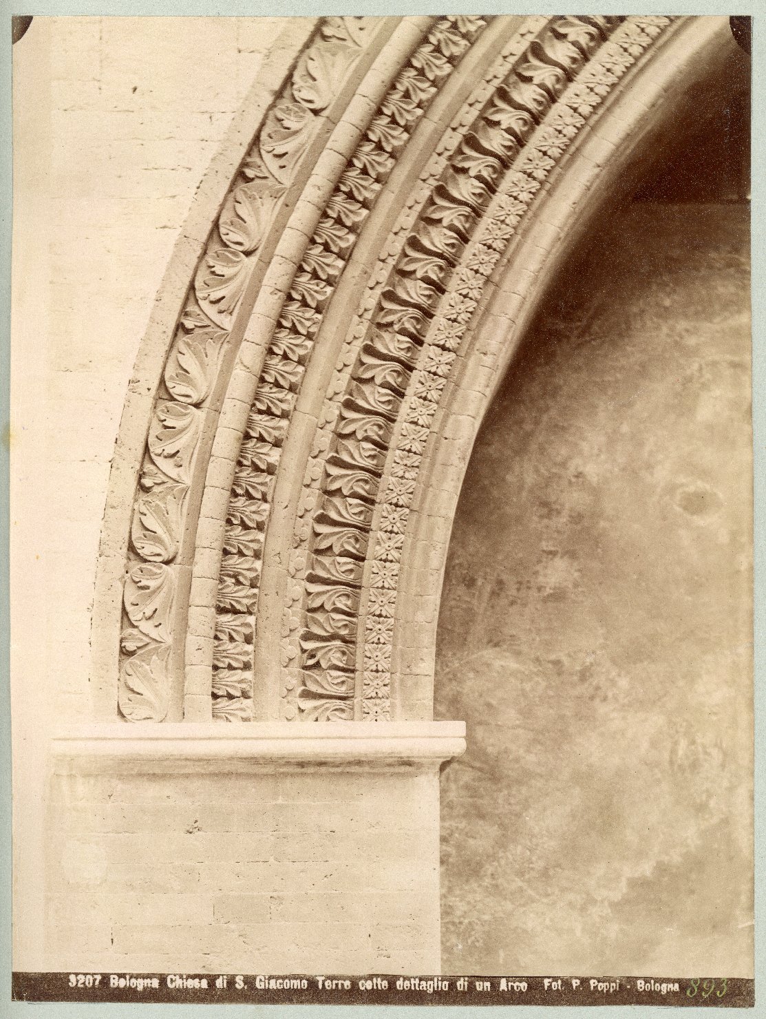 Architettura sacra - Chiese - Archi - Cornici (positivo) di Poppi, Pietro (ditta) (XIX-XX)