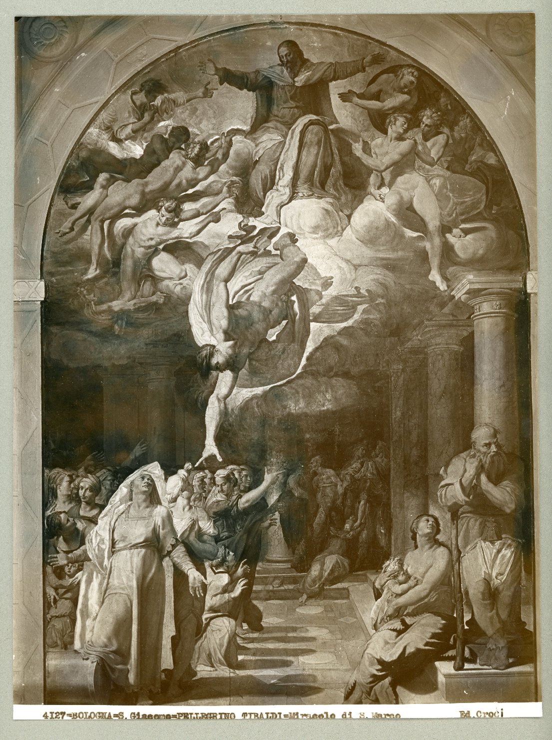 Pittura - Affreschi - Storie di San Giovanni Battista (positivo) di Felice, Croci (XX)