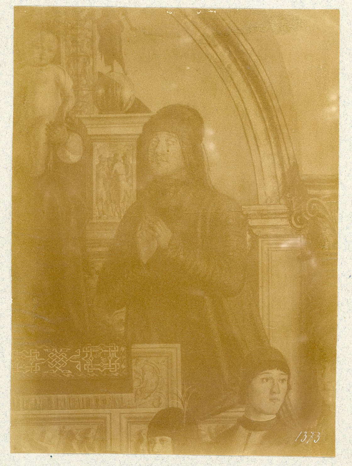 Pittura - Dipinti <tempere> - Madonna col Bambino - Famiglia Bentivoglio (positivo) di Anonimo (XIX)
