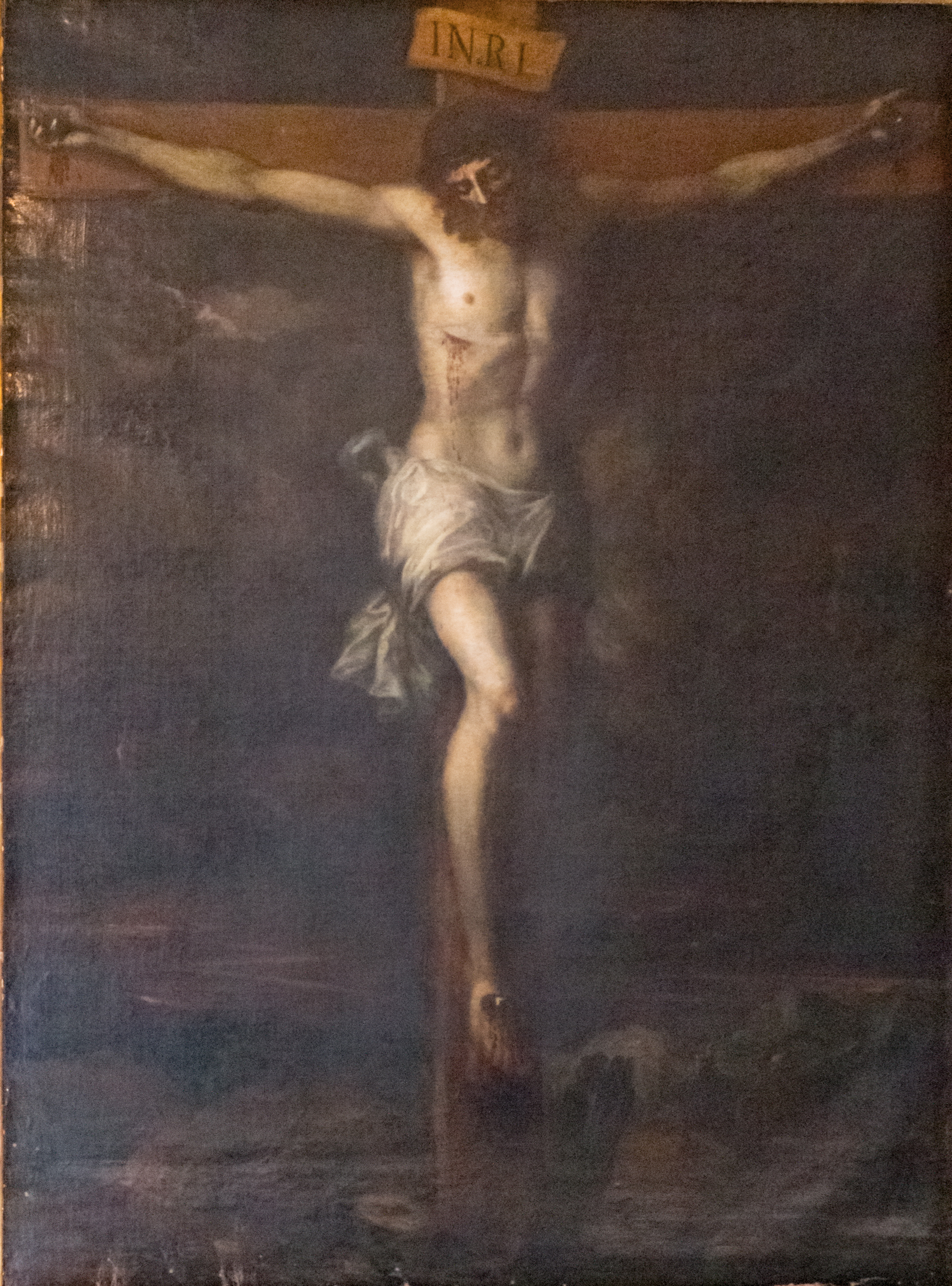 Cristo crocifisso (dipinto, opera isolata) di Salmeggia Enea (maniera) - ambito milanese (primo quarto sec. XVII)