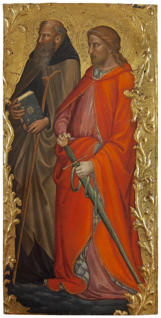 Sant'Antonio abate, San Giuliano (sportello di tabernacolo) di Mariotto di Nardo (sec. XV)
