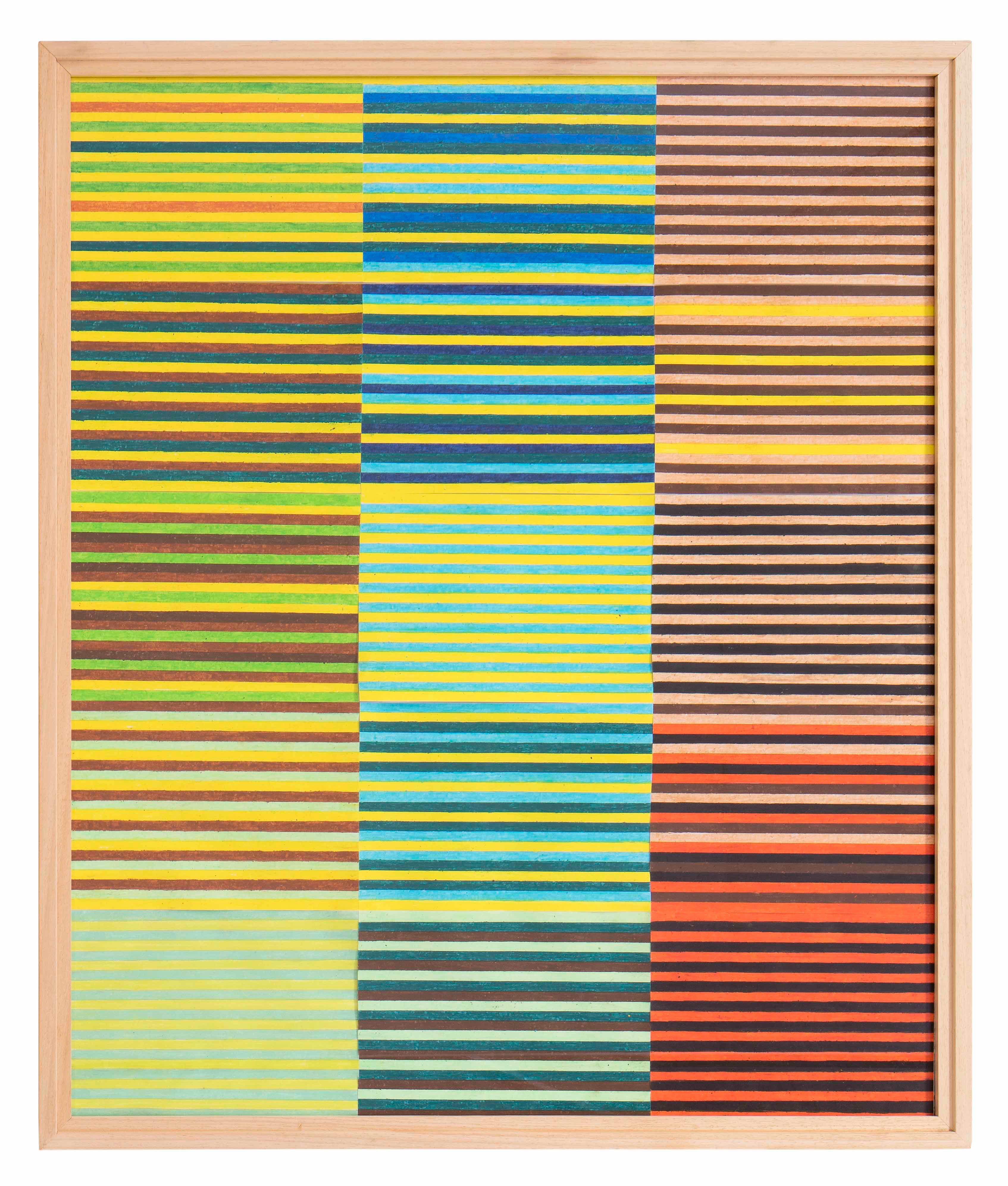 Teoria dei colori 23 (disegno) di Nitsch, Hermann - Fondazione Morra (sec. XXI)