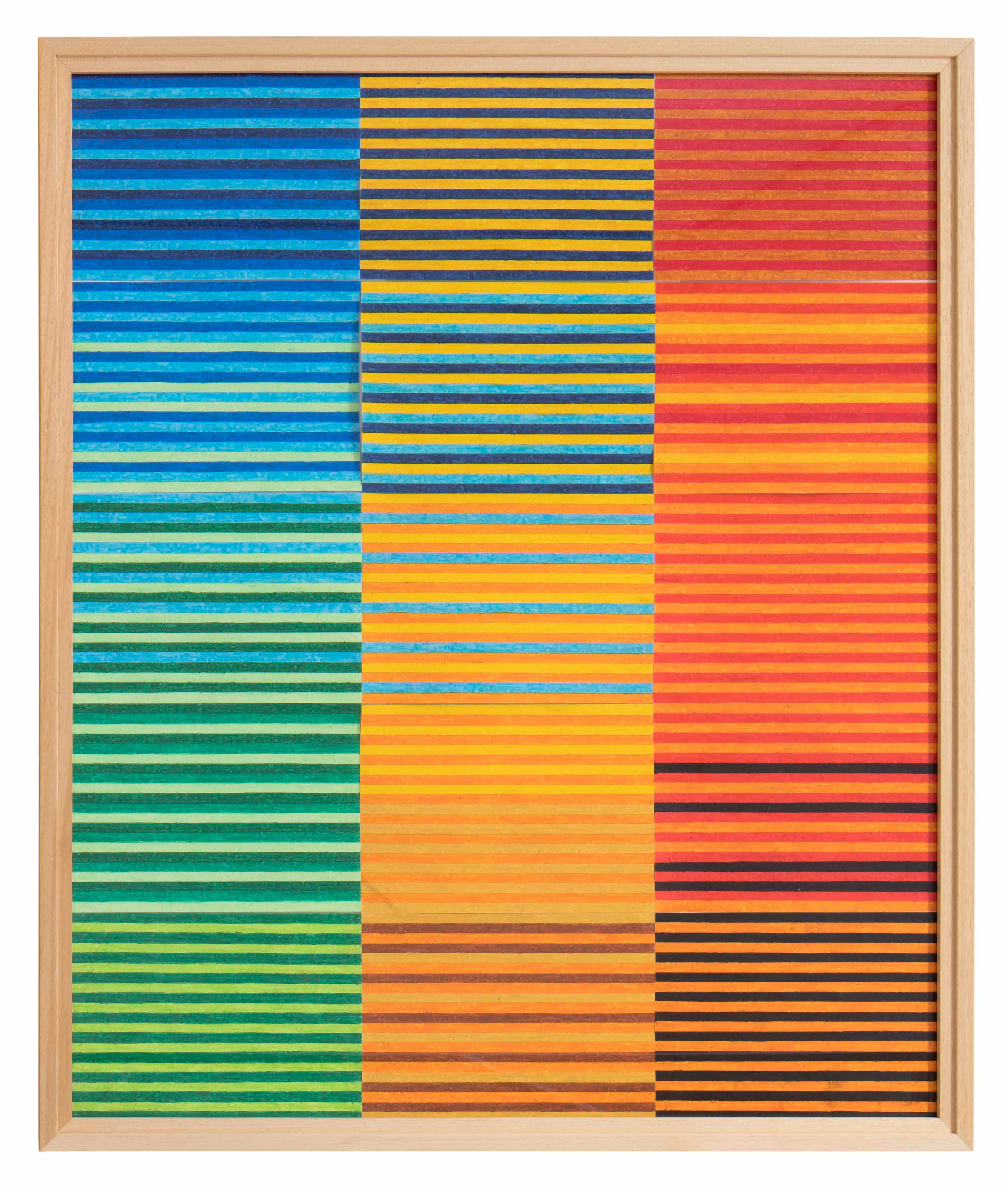 Teoria dei colori 27 (disegno) di Nitsch, Hermann - Fondazione Morra (sec. XXI)