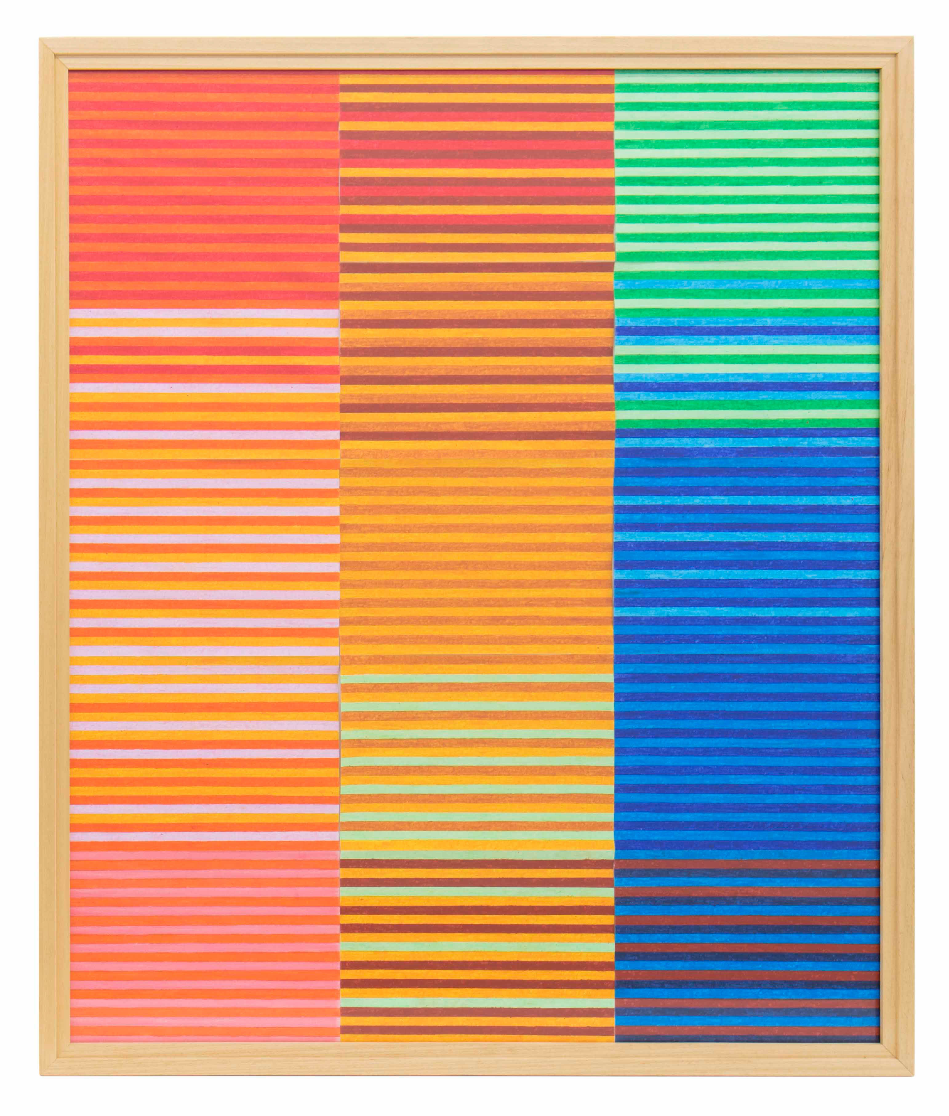 Teoria dei colori 30 (disegno) di Nitsch, Hermann - Fondazione Morra (sec. XXI)
