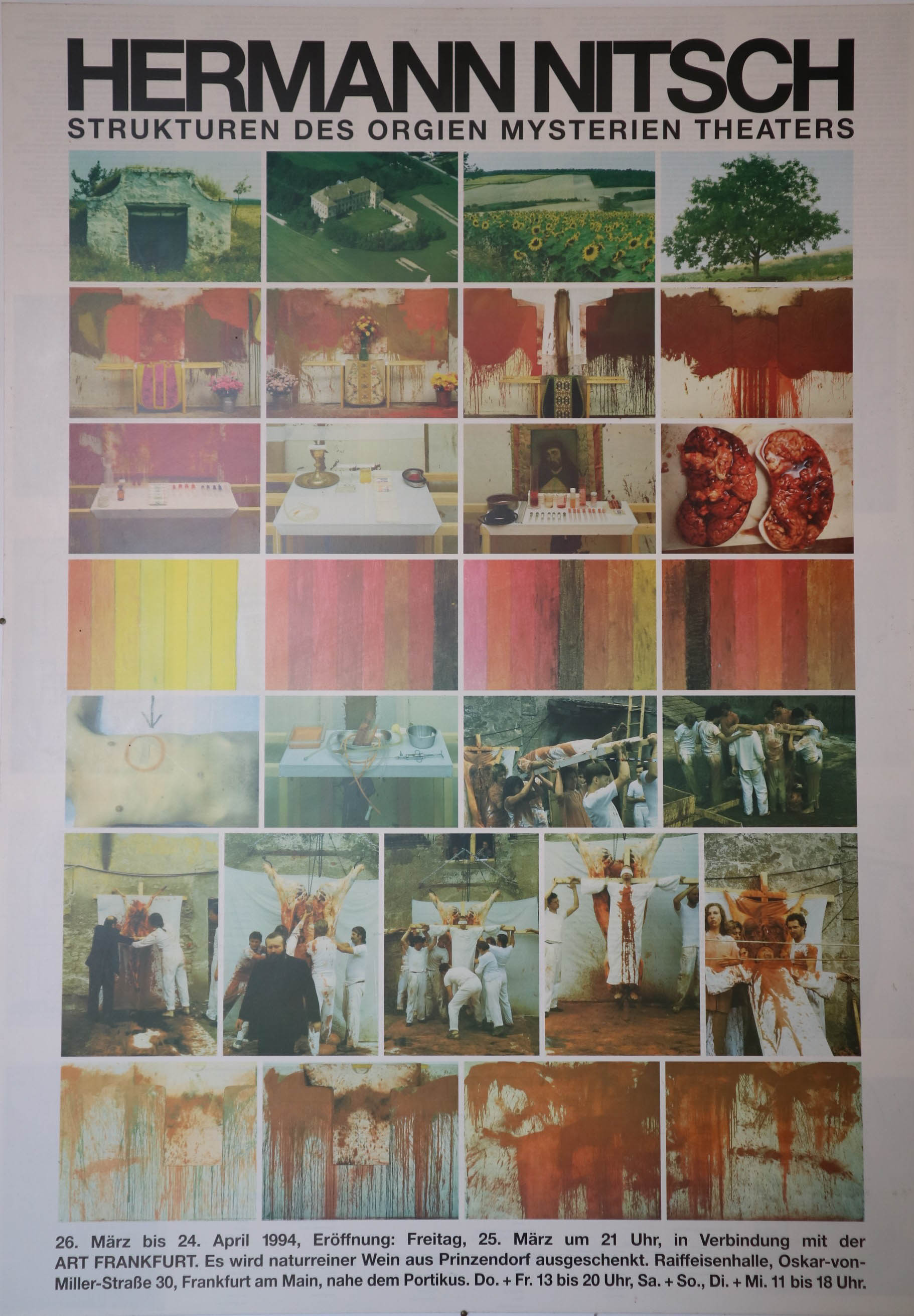 manifesto di Hermann Nitsch (attribuito) - ambito viennese (XX sec)
