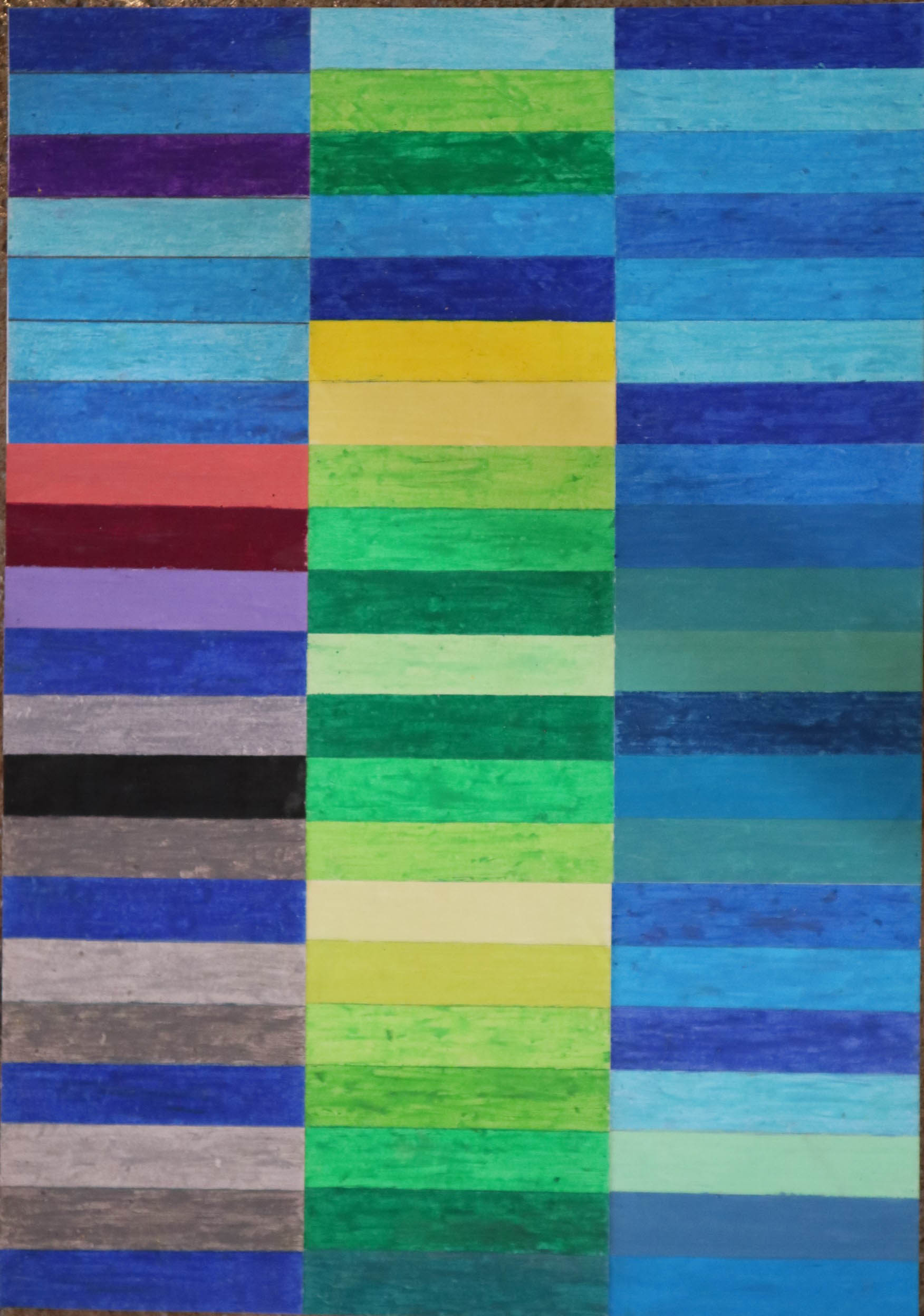 Teoria dei Colori 54 (disegno) di Nitsch, Hermann - Atelier Nitsch Prinzendorf (sec. XXI)