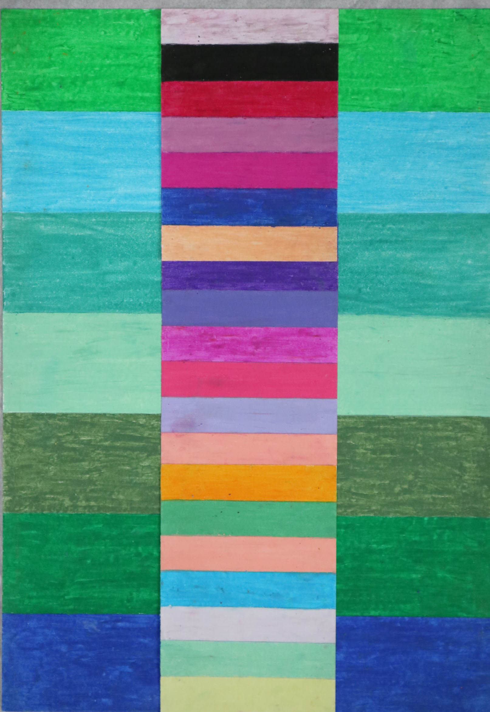 Teoria dei Colori 64 (disegno) di Nitsch, Hermann - Atelier Nitsch Prinzendorf (sec. XXI)