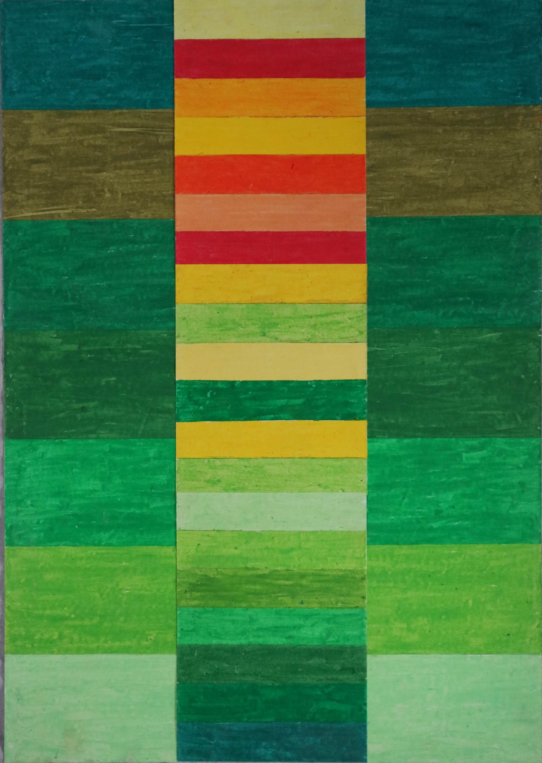 Teoria dei Colori 70 (disegno) di Nitsch, Hermann - Atelier Nitsch Prinzendorf (sec. XXI)