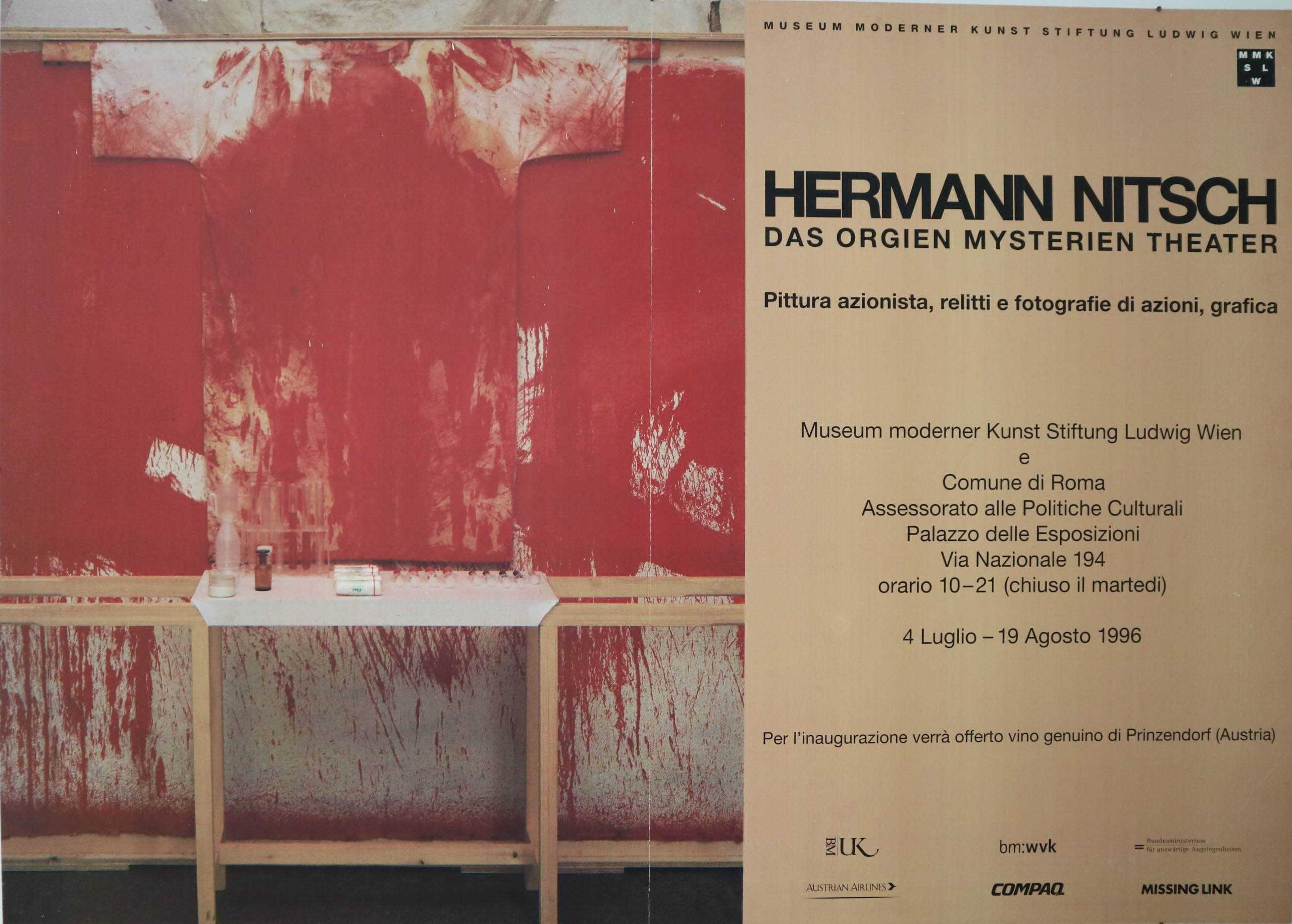 manifesto di Hermann Nitsch - ambito viennese (XX sec)